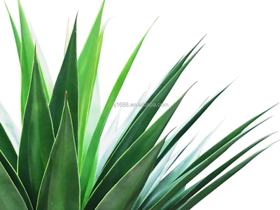 Wholesale 100cm 47 Leaves Plastic Green Bonsai Plant Artificial Succulent Faux Yucca Plant Agave Sisal For Home & Garden Decor