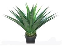 105 См X 45 Листья Высокая Моделирования Evergreen Искусственный Суккулент Агавы Сизальских Канатов Из Искусственного Юкка Растение В Горшке Для Дворе Декор